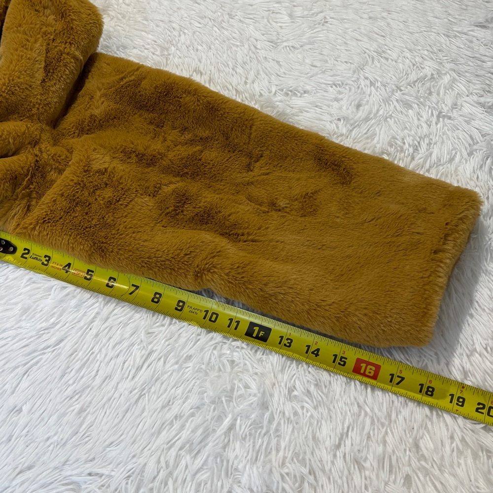 TIME AND TRU Luxurious Faux Fur Coat in BROWNISH GOLD WOMENS SIZE 3X - Picture 10 of 10